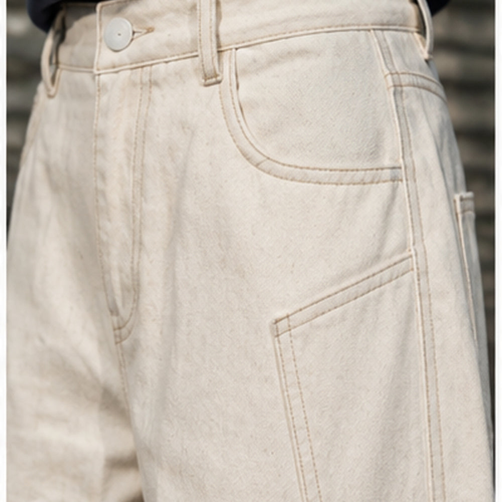 Off-White Paneled Baggy Denim Jeans